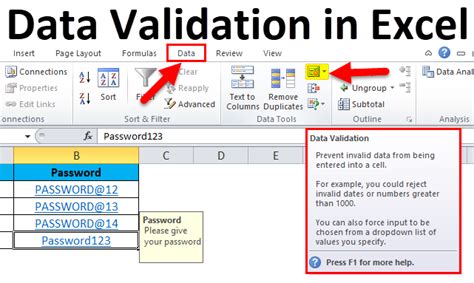 How to Use Data Validation in Excel: Full Tutorial .
